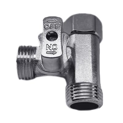 Μεταλλικός Προσαρμογέας Γωνίας T για Χειροκίνητο Ντους Μπισιντιέρας, Δεξαμενή Τουαλέτας, Αξεσουάρ Εγκατάστασης Καθαρισμού Νερού