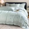 Summer 160 double-sided ice silk four piece set, embroidered quilt ultimate set, silky smooth and can sleep naked