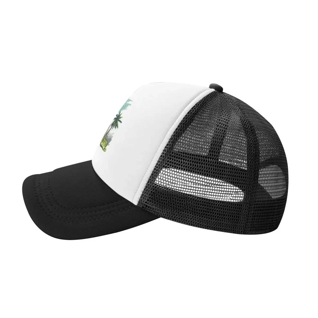 Easter Island Chile Camping Mesh Baseball Caps Women Camping Male Beach Coquette Hat Trucker Cap
