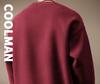 Men's Trendy Embroidered Round Neck Hoodie - Casual Loose Fit Winter Top