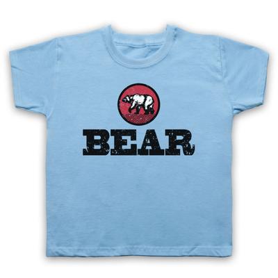 Bear Gay Humour Funny Pride Slogan Lgbt Big Hairy Man Kids Childs T-Shirt