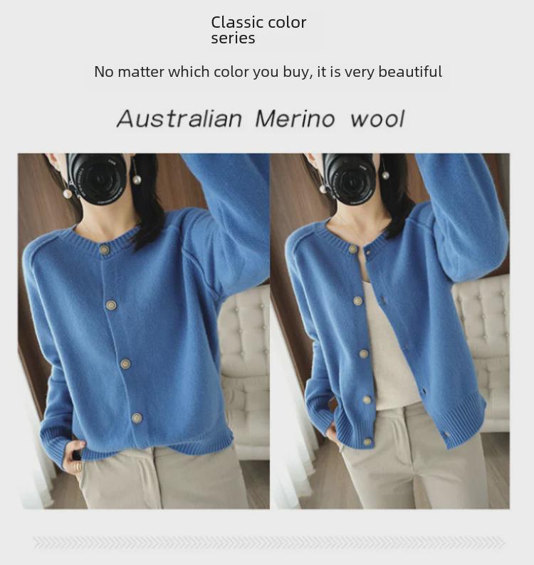 Damen Strickjacke Frühling 2024: Langarmjacke, heiß verkaufter Pullover für Frühling/Herbst