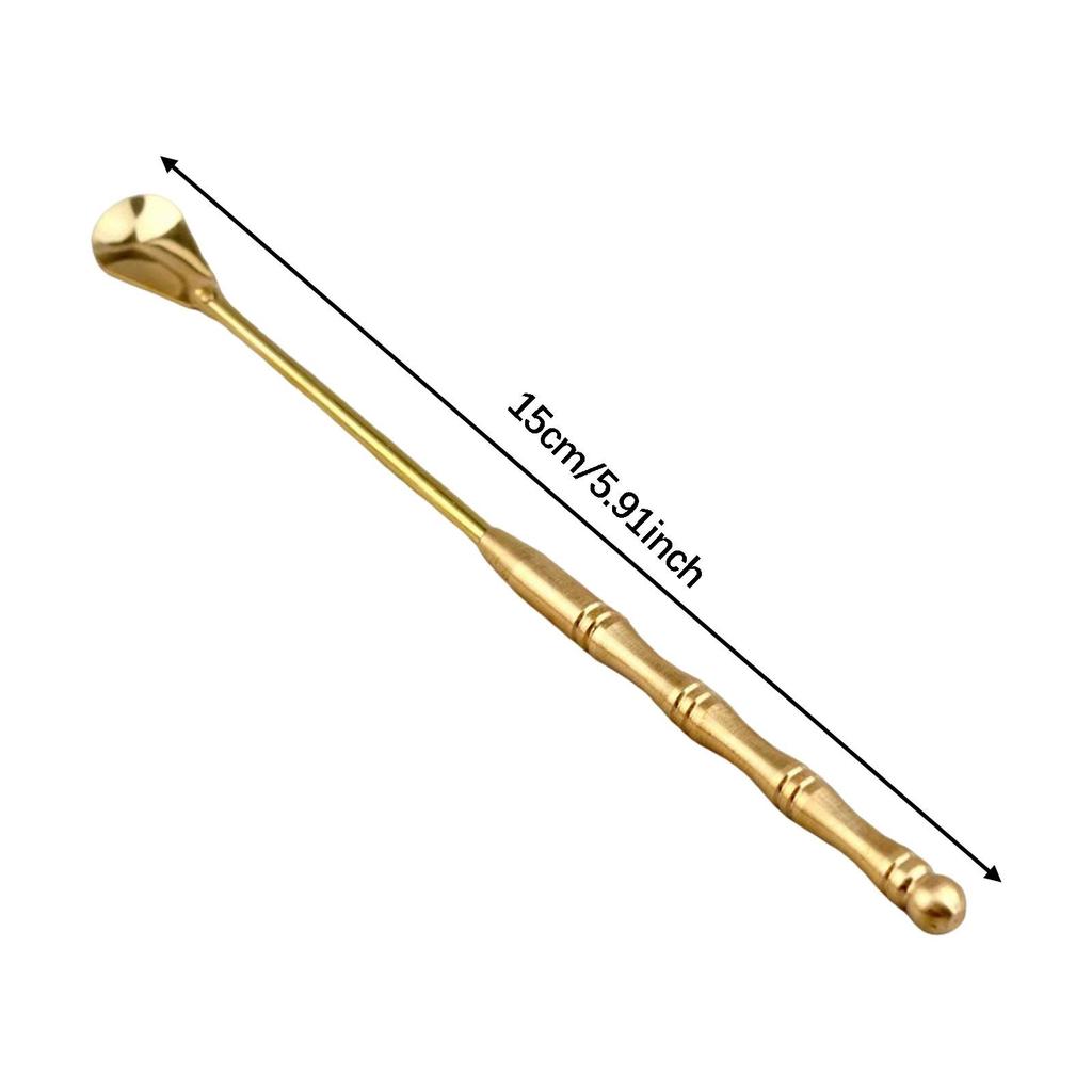 Modern Copper Incense Spoon Durable Handmade Tool for Burner Room Decoration Scented Stick Holder