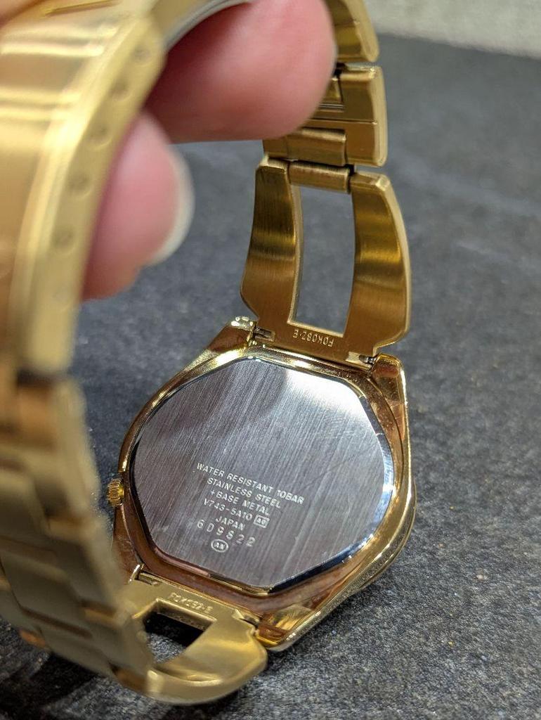 [USED] Battery replaced in this Seiko Alba AKA Alba gold watch.