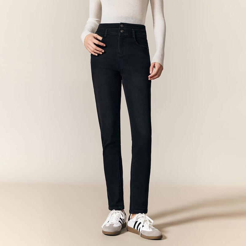 

Gejin Women s Winter Mid-Waist Casual Jeans XXL