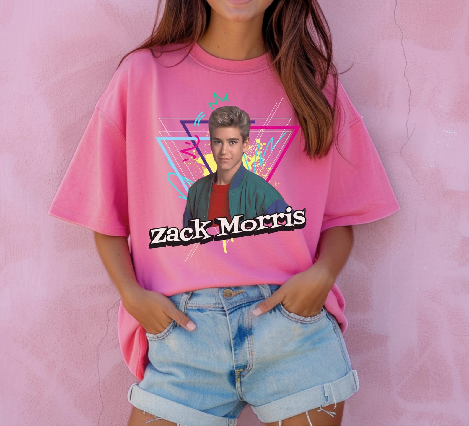 Zack Morris Graphic Tee: Retro 90s Saved by the Bell T-Shirt 3XL