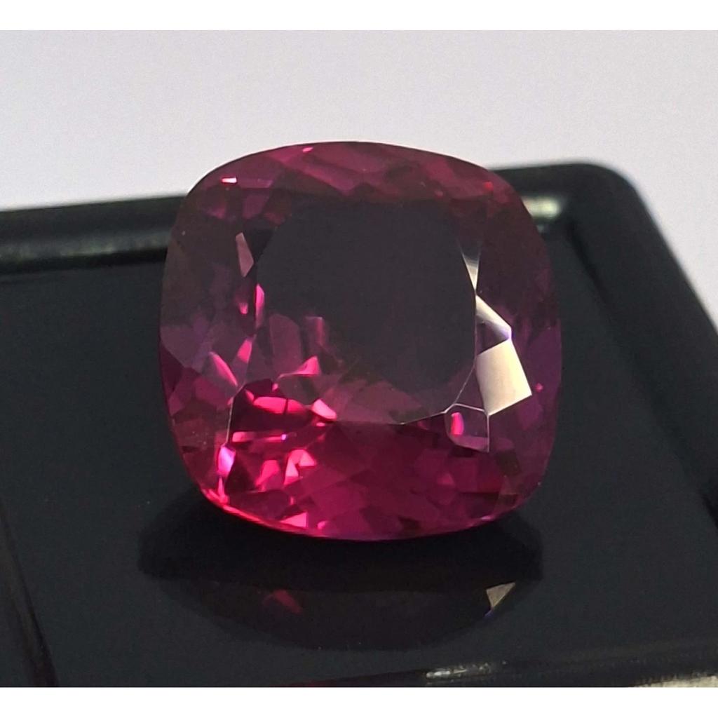 Stunning Rhodolite Garnet Natural Cushion Cut 11-13 Ct Certified Loose Gemstone
