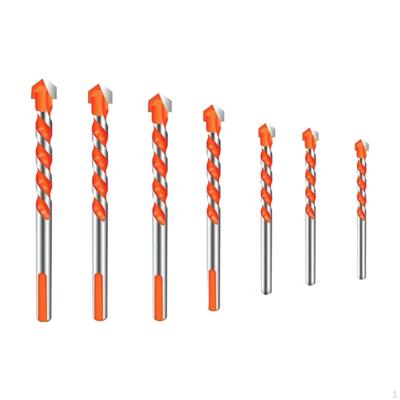 7 ks vrtáků do zdiva Keramické dlaždice 3mm 4mm 5mm 6mm 8mm 10mm 12mm Beton