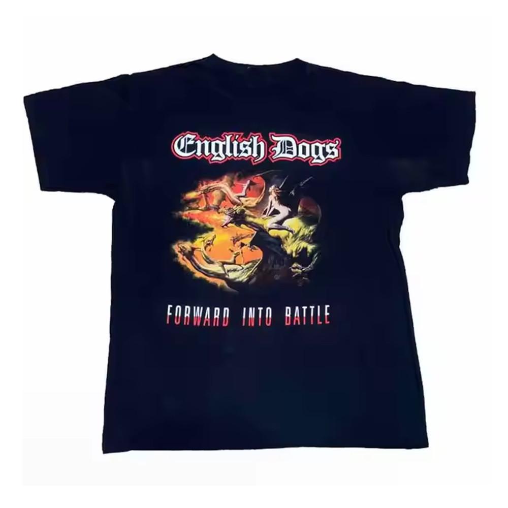 

English Dogs Forward Into Battle Black Size S-2345XL Gift For Fan Shirt AC3031 Unisex T-Shirt S