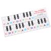 Piano Key Sticker Electronic Organ Universal Keyboard Transparent Notation Self Adhesive