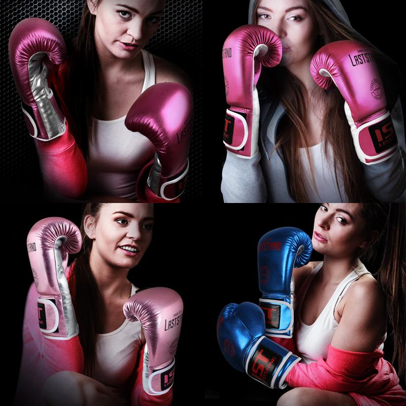 LASTSTAND 8-12 OZ Großhandel Muay Thai Mikrofaserleder Boxhandschuhe Erwachsene Frauen Männer MMA Fitnessstudio Training Boxhandschuhe Ausrüstung