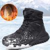 Men'S Winter Boots  Warm Snow Boots For Men Women Thick Plush Mid-Calf Boots Non-Slip Waterproof Outdoor Hiking Boots -40℃