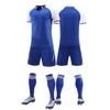 Mens Soccer Uniform Set Short Sleeve Jersey Shorts Socks Quick Dry Athletic Sportswear for Training Matches Teams