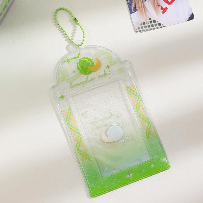 Cool Summer Series Photo Card Holder Cute Cherry Smoothies Picture Frame Cartoon Ice Cream Card Sleeves for Kpop Idol Card New