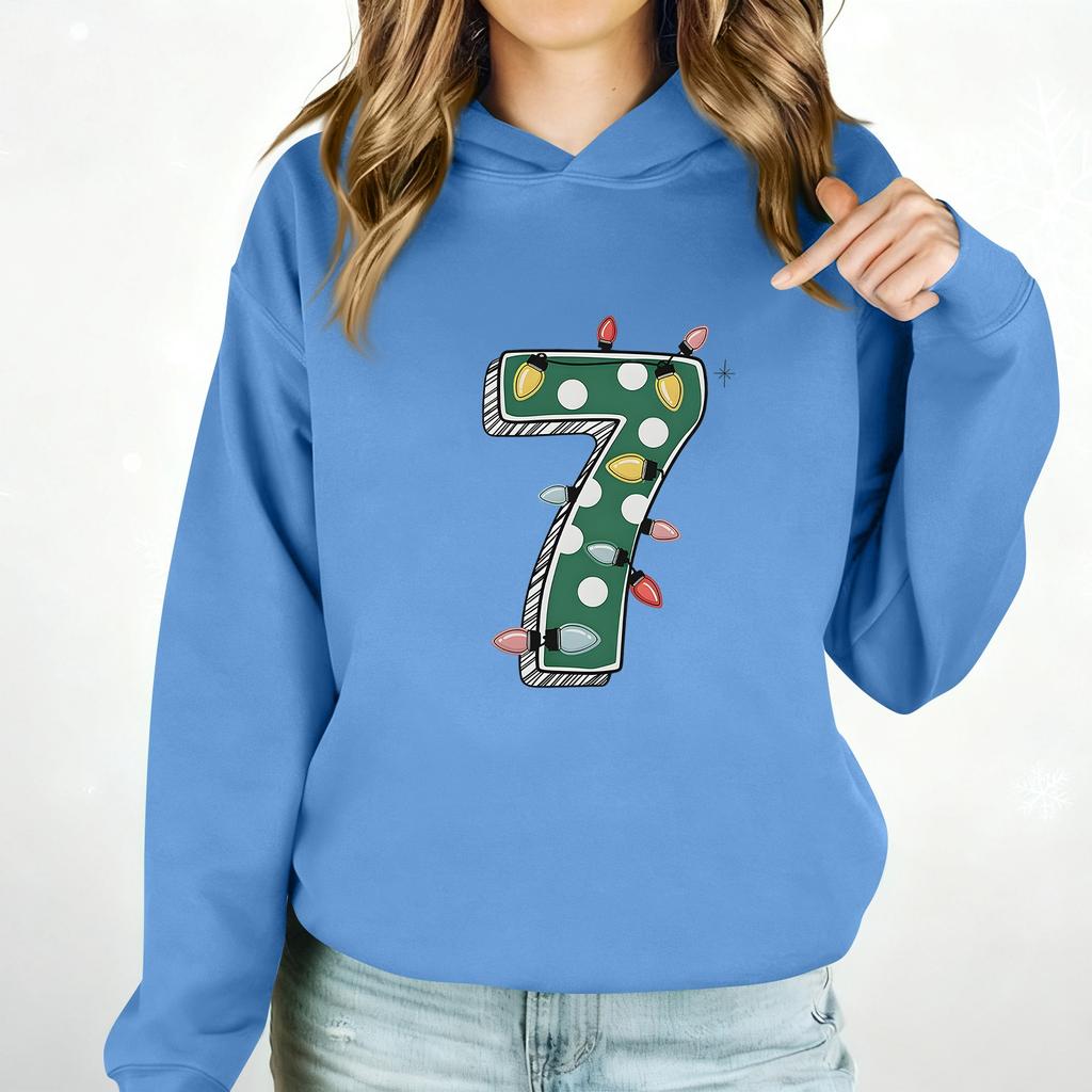 Women's Casual Fashion Outfit Sweatsuit  Printed Long Sleeved  Casual Hooded Sweatshirt