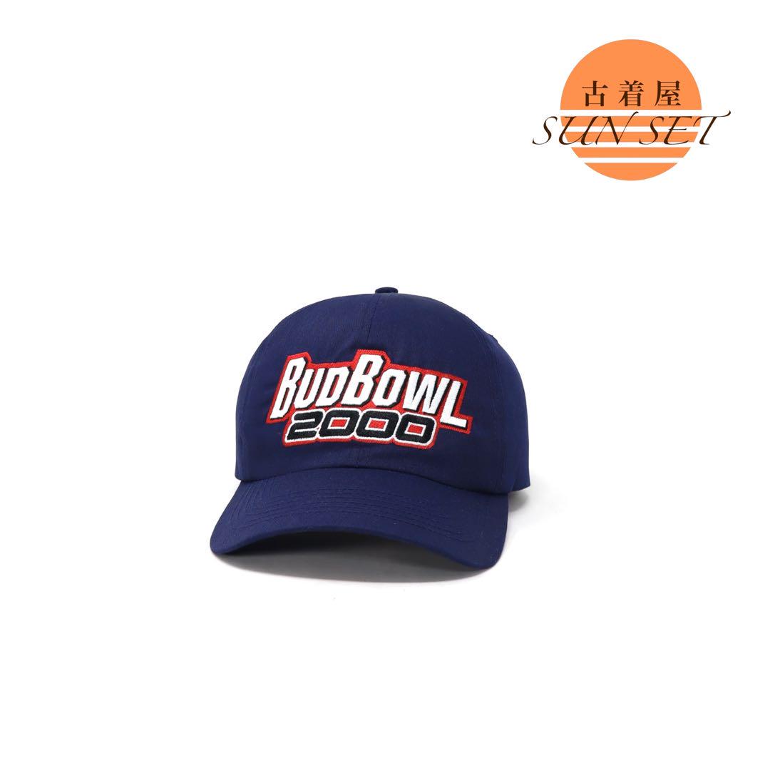 

[USED] 90s Bud Bowl Vintage Cap with Budweiser Beer Embroidery