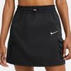 Nike Sportswear Swoosh Solid Color Mid-Rise 3D Logo Pocket Woven Sports Casual Skirt Women Skirts Black CZ8907-010
