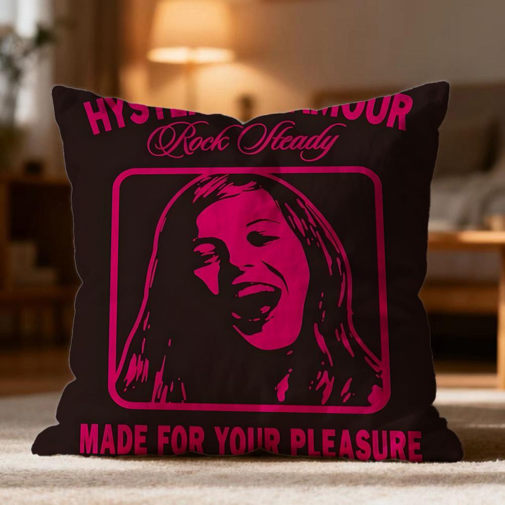 

Fashion H-Hhysteric glamourer Cushion Cover Soft Washable Pillow Case Multi-Scene for Couch Bed Travel Office Use 30cmx30cm