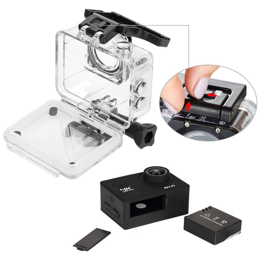 Action Camera, 4K High-definition Underwater Camera, Wireless WiFi Waterproof Outdoor Digital Camera