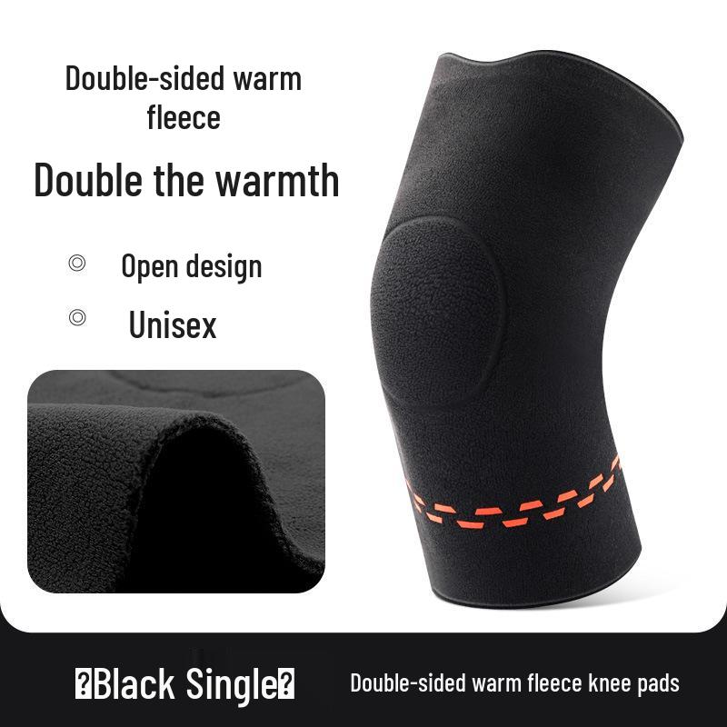 Double-Sided Fleece Knee Warmers: Velvet Thickening for Heat Storage and Cold Protection