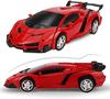 Multifunctional Transforming Toy Car, RC Car, Remote Controlled Robot Toy, 2 In 1, Remote Control, Transformable, Rechargeable Battery (Red)