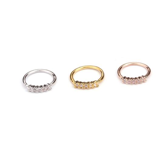 Exquisite Nose Piercing All-match Copper Creative Cartilage Tragus Nose Ring for Women