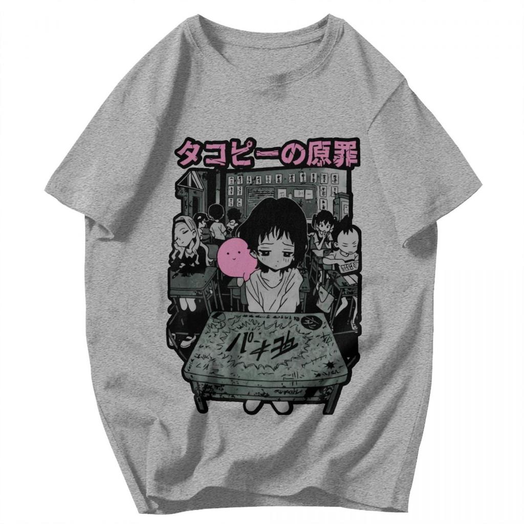 Men T Shirt Takopis Original Sin Takopi Summer Y2K Graphic Tees Unisex Clothing T Shirts