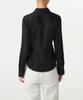 MUSINSA STANDARD WOMAN Slim Fit Shirt [Black]