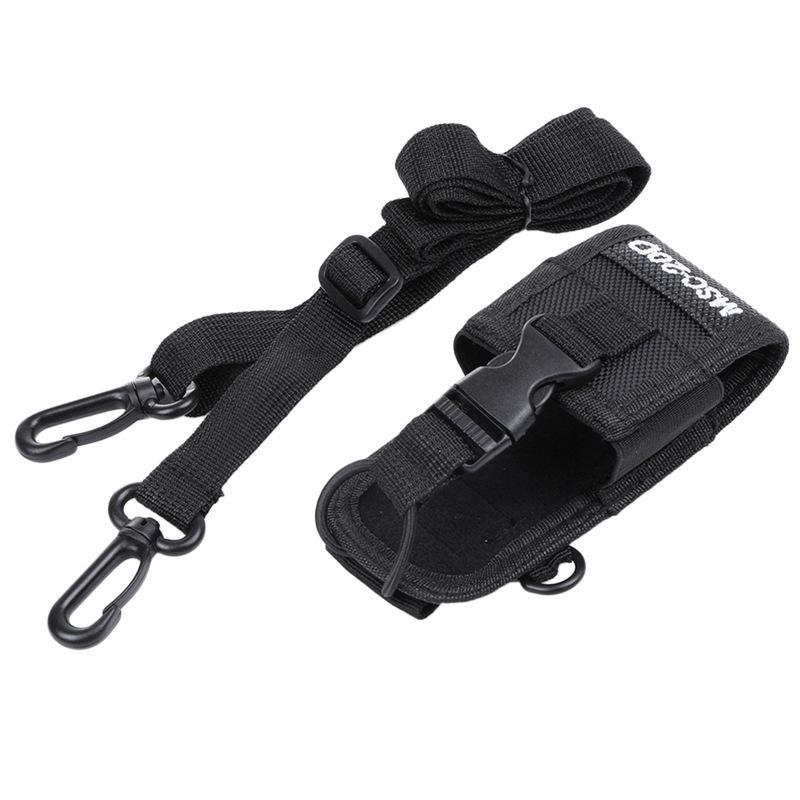 1 Set Two Way Radio Case With Adajustable Shoulder Strap Nylon Walkie Talkie Holder Pouch Bag For Uv-5R Bf-888S