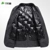 Shanshan Men's Wool Blend Coat with Detachable Down Liner