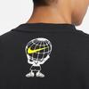 Nike Geruite Alfabet Print Pullover Sweatshirt Heren Tops Zwart FD9744-010