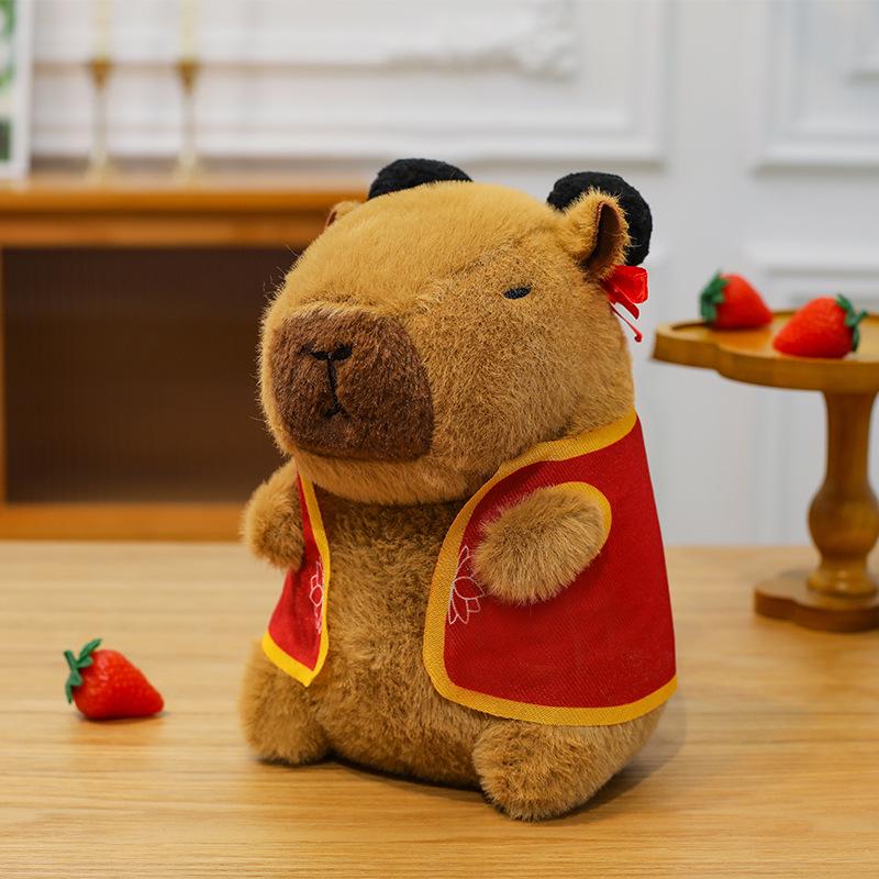 Cartoon Capybara Plush Toy Couple - Cute Small Gift Doll