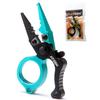 Fishing Activities Aluminum Alloy Fishing Split Ring Pliers Fishing Multitool Shear Protable Lightweight Rust-Proof Hook Remover