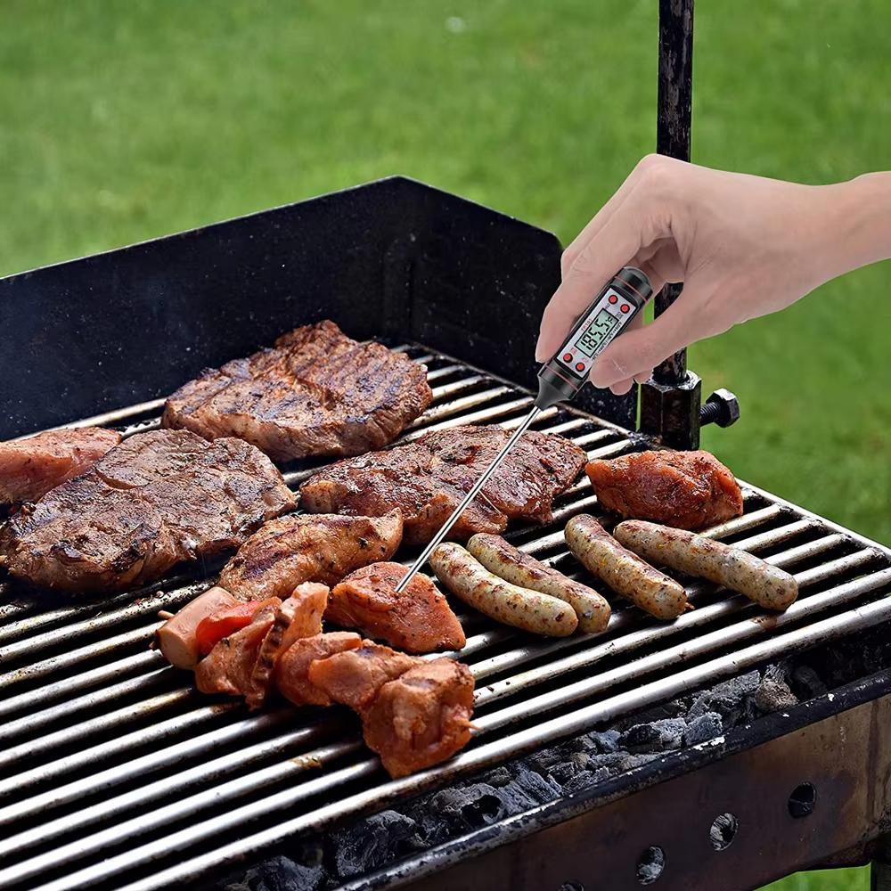 Food Baking Digital Kitchen Thermometer Electronic Probe Type Liquid Barbecue BBQ Temperature Measuring Pen