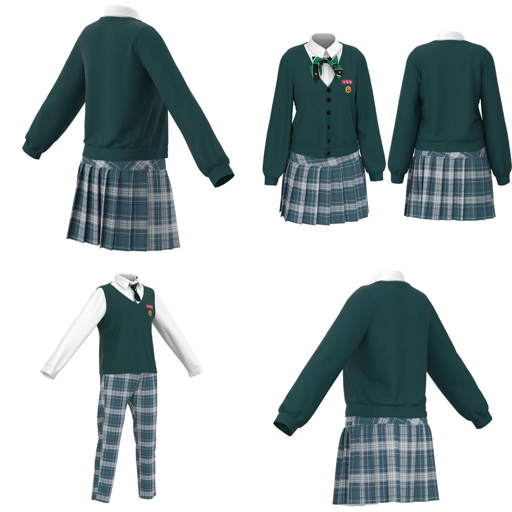 Anime-inspired All Of Us Are Dead Cosplay Costume For Fans Men And Women School Uniform Outfit