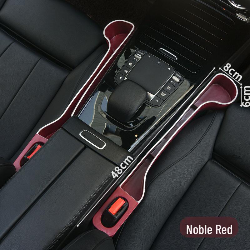 

Universal Car Seat Gap Organizer - Leakproof, Multifunctional Storage for Driver & Passenger. красный