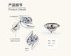 Silvere Glam Fashionable, Light Luxury and High-end Moissanite Ear Studs, a Niche Design for Women, S925 Sterling Silver Earrings