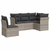 VidaXL Garden Lounge Set with Cushions 5 Pcs, Sofas with Adjustable Feet, Outdoor Furniture Set Patio Terrace, 3217642