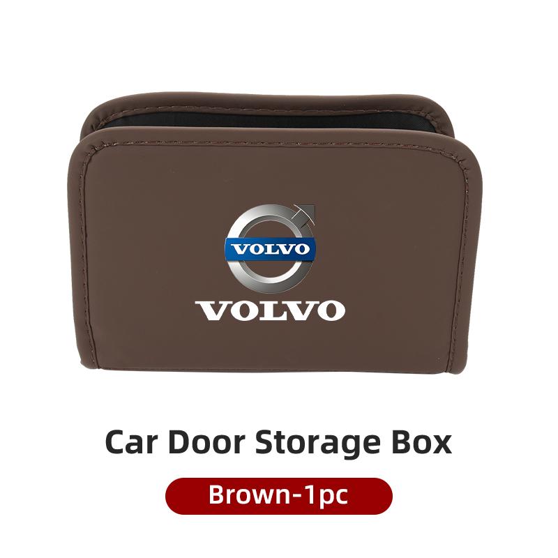 Car Door Storage Box Phone Pocket Hanging Organizer For Volvo V40 XC70 V70 V60 V50 S80 S40 AWD V90 S90 XC60 C30 T6 S60 C70 XC40