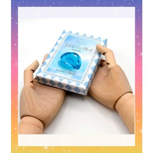 Gemstone Healing Cards (Newly Revised Edition) with Japanese Instructions, Oracle Cards, Tarot Cards, Fortune Telling, Authentic