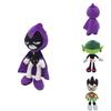 Adorable 10-inch Teen Titans Go Plush Toy Collection Featuring Robin Raven Cyborg