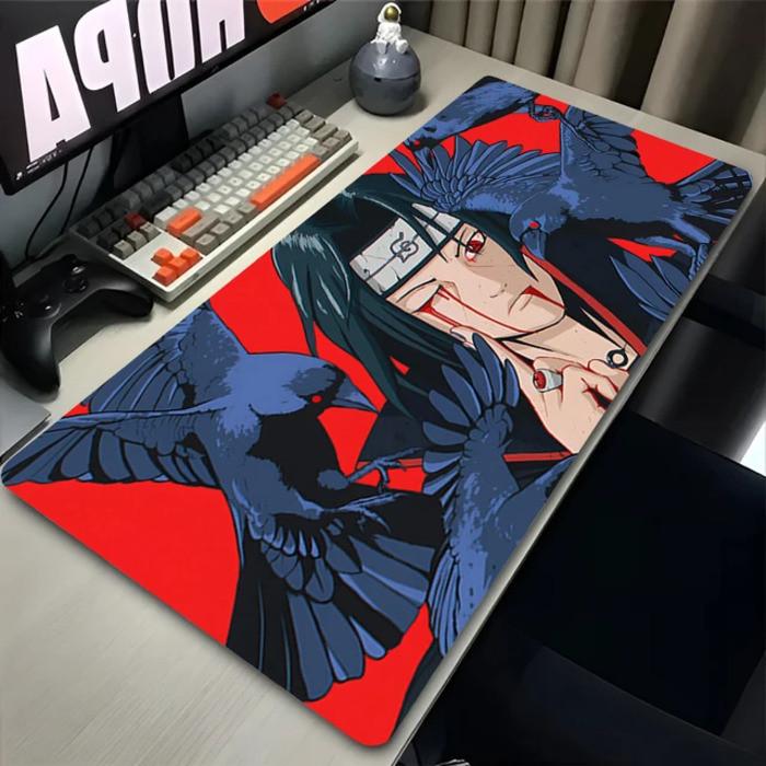 Mouse Pad NonSlip Mousepads Game Play Mats Notebook Computer Pad Table Mat Pc Carpet NNarutos Uchiha Itachi Mousepad Xl Xxxl