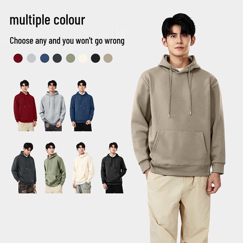 Baleno Men's Plush Lined Hooded Sweatshirt