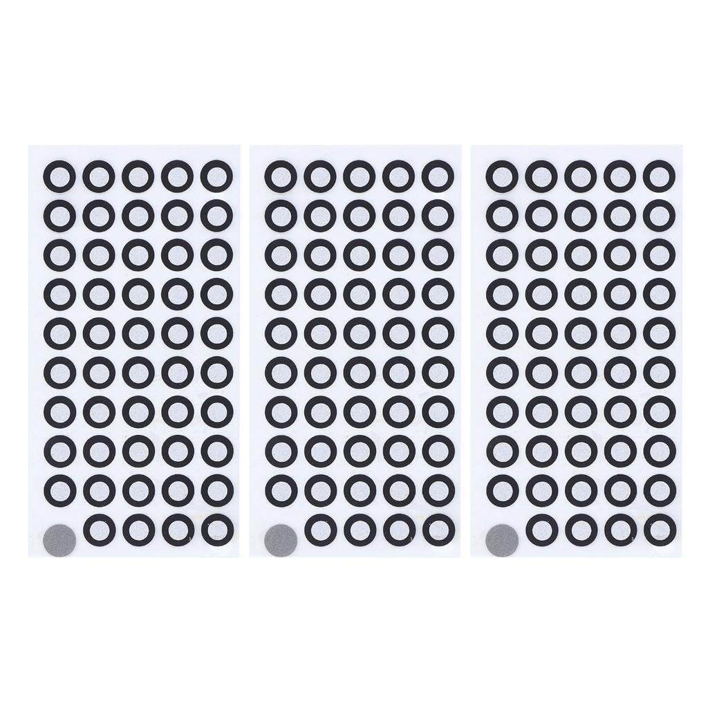 1200 Pcs 3D Scanning Marker 6mm ID 10mm OD High Reflective Strong Adhesive 3D Tracking Dot
