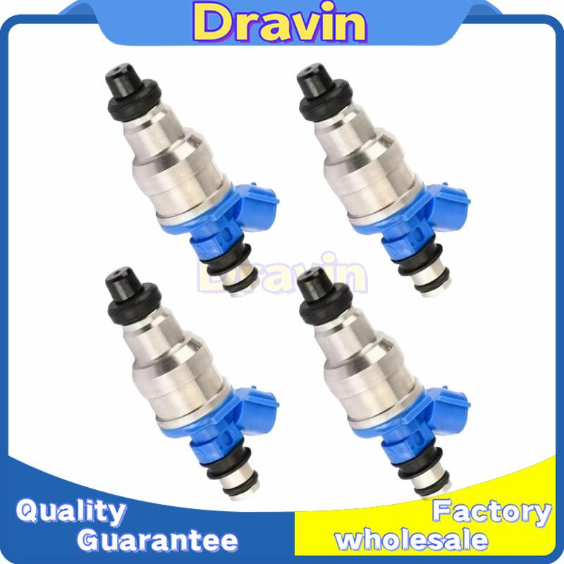 4PCS Oem 195500-1970 1955001970 MB6S713250 B6S713250 FUEL INJECTOR for Mazda MX3 MX5 MIATA 626 929 MX6 1.6L 2.2L