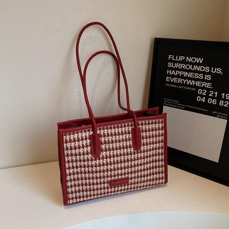 

Красная сумка-тоут женская новая модная и универсальная сумка через плечо для поездок на работу Bride Love Wedding Bag