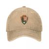 National Park Service Arrowhead Mountain Forest Bison Baseball Cap Sunscreen Dropshipping Custom Cap Ladies Unisexs