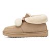 UGG Comfortable Round Toe Short Boots Women boots Beige 1153517-SWD