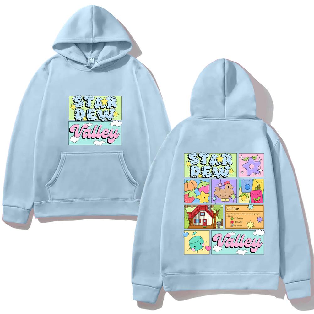 Stardew Valley GAME HOODIE New Style Casual High Quality Harajuku Sweatshirt with Hooded Fleece for Autumn/Winter Comfortable Hoody