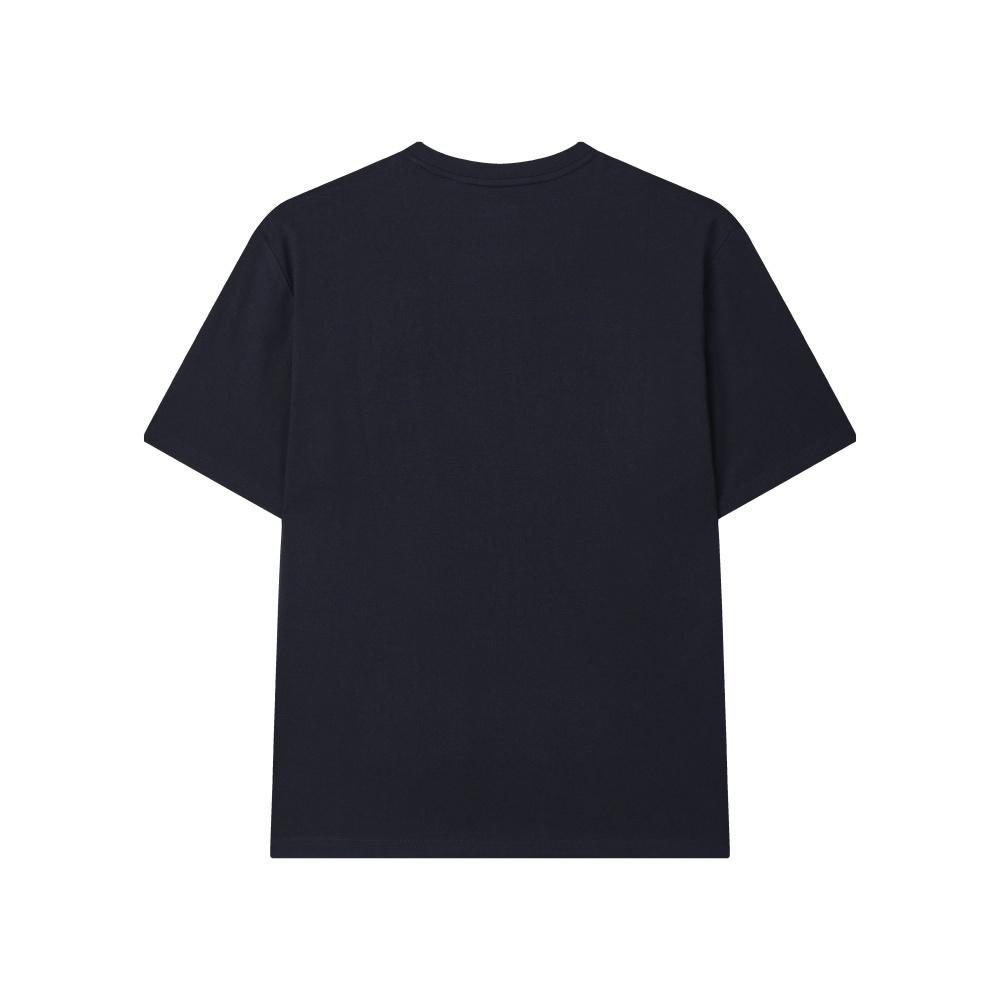 Fila X Maison Kitsune Fox Graphic T-Shirt Unisex Tops Legendary-Blue F11U529102F-NV